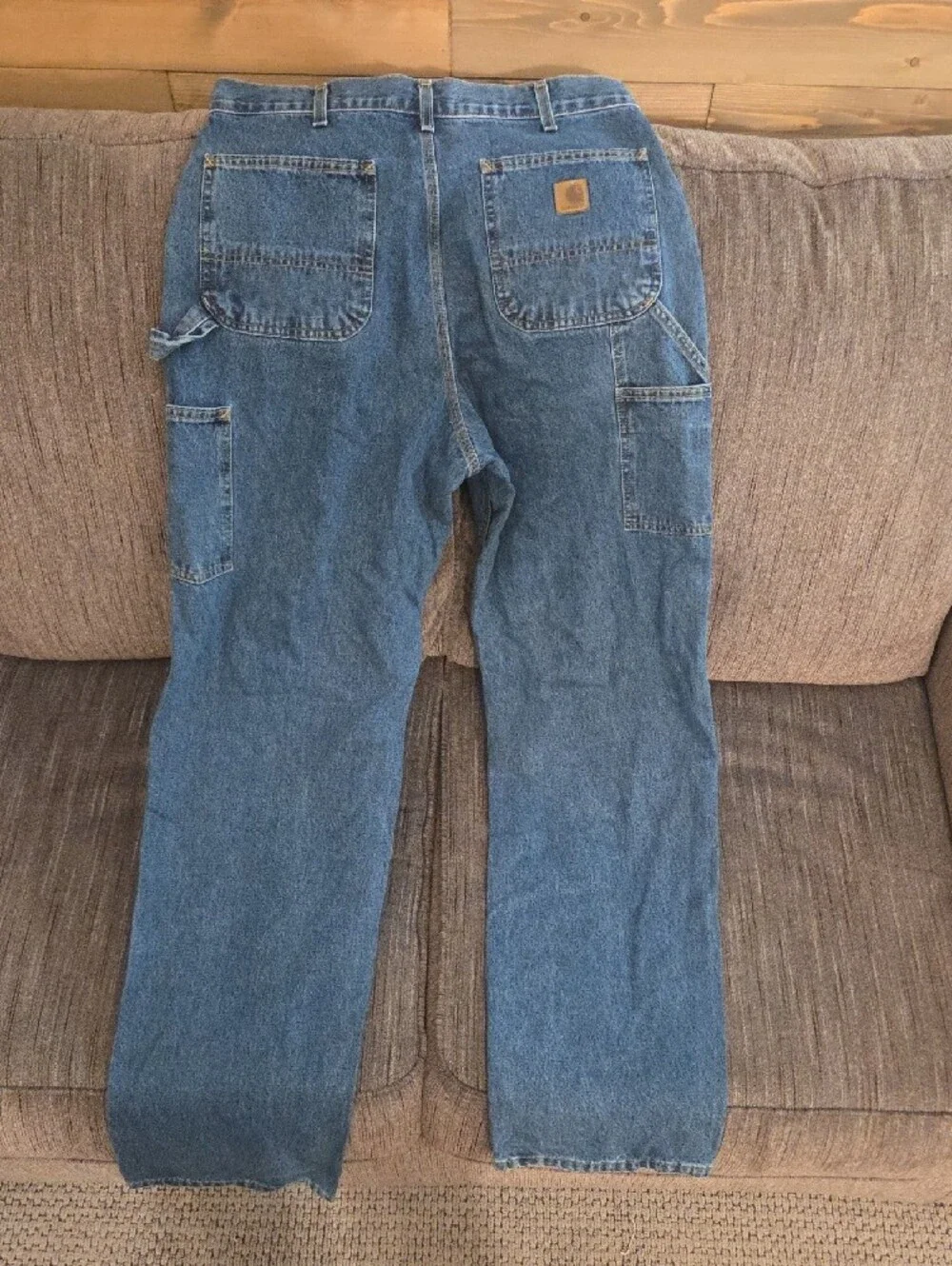 Carhartt Relaxed Fit Men's Denim Jeans in Mid Blue